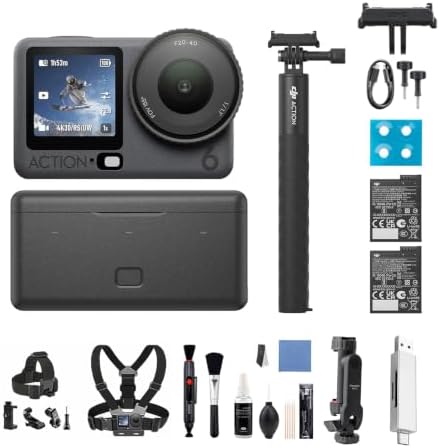 DJI Osmo Action 6 Erweiterte Combo Mehrere Zubehörteile Bundle, A...