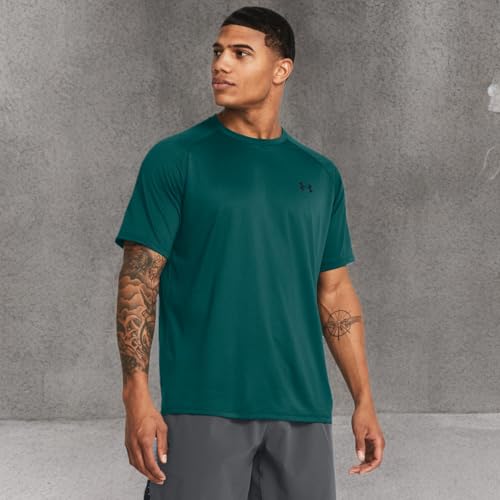 Image of Under Armour Men's Polyester Solid UA Tech 2.0 SS Short Sleeve Tee | 1326413-001