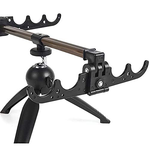 Ubersweet® Imported Tackle Holder Black Accessories Portable Stand Aluminum Alloy_63039-image-29