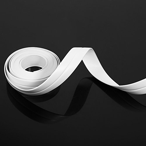 Image of Caulk Tape, 3 Colors 3.2M Length Self Adhesive Bath And Wall Sealing Strip Sink Basin Edge Trim Kitchen(22mm*3.2M -White)