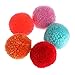 Yoetaun 5Pieces for Toy Balls Kitten Fun Plush Balls Small Colorful Balls Pet for Chew for Pet for Halloween Party