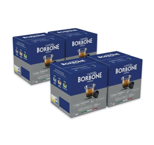 Caffè Borbone Lungo Sublime - 64 Capsules de Café - Vivant et rafraîchissant - Compatibles avec les Machines à café de la marque Nescafè®* Dolce Gusto®*