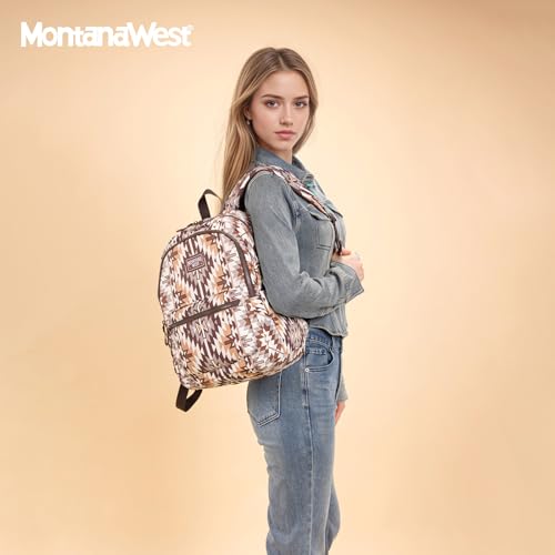 Image of Montana West Backpack Purse for Women Western Aztec Backpack Purse Lightweight Casual Daypack for Travel