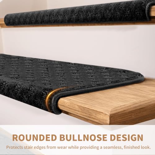NEKL Bullnose Carpet Stair Treads for Wooden Steps Indoor 9.5" x 36" by NEKL - Used condition - Image 6