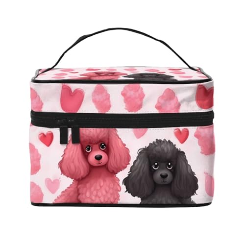 Trousse de maquillage grande capacité étanche et portable pour femme