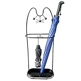 ✅ Maintient bien l'eau : une quantité d'espace utile au bas du porte-parapluie est conçue pour retenir l'eau et éviter les déversements et les fuites sur votre sol ou vos tapis.