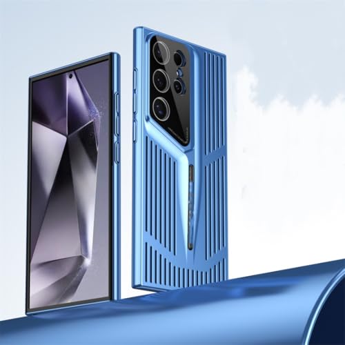 Coque de refroidissement Samsung S23 Ultra étui respirant anti-surchauffe bleu