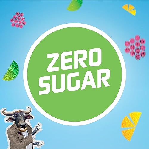 Carabao Energy Drink Sugar Free Green Apple, 36 x 330ml Can Case, Zero Sugar, Low Calorie, Light Fizzy Fruit Flavour, Vegan, Gluten Free Drink, B Vitamins, Taurine, Caffeine, Bulk Crates, Multipack
