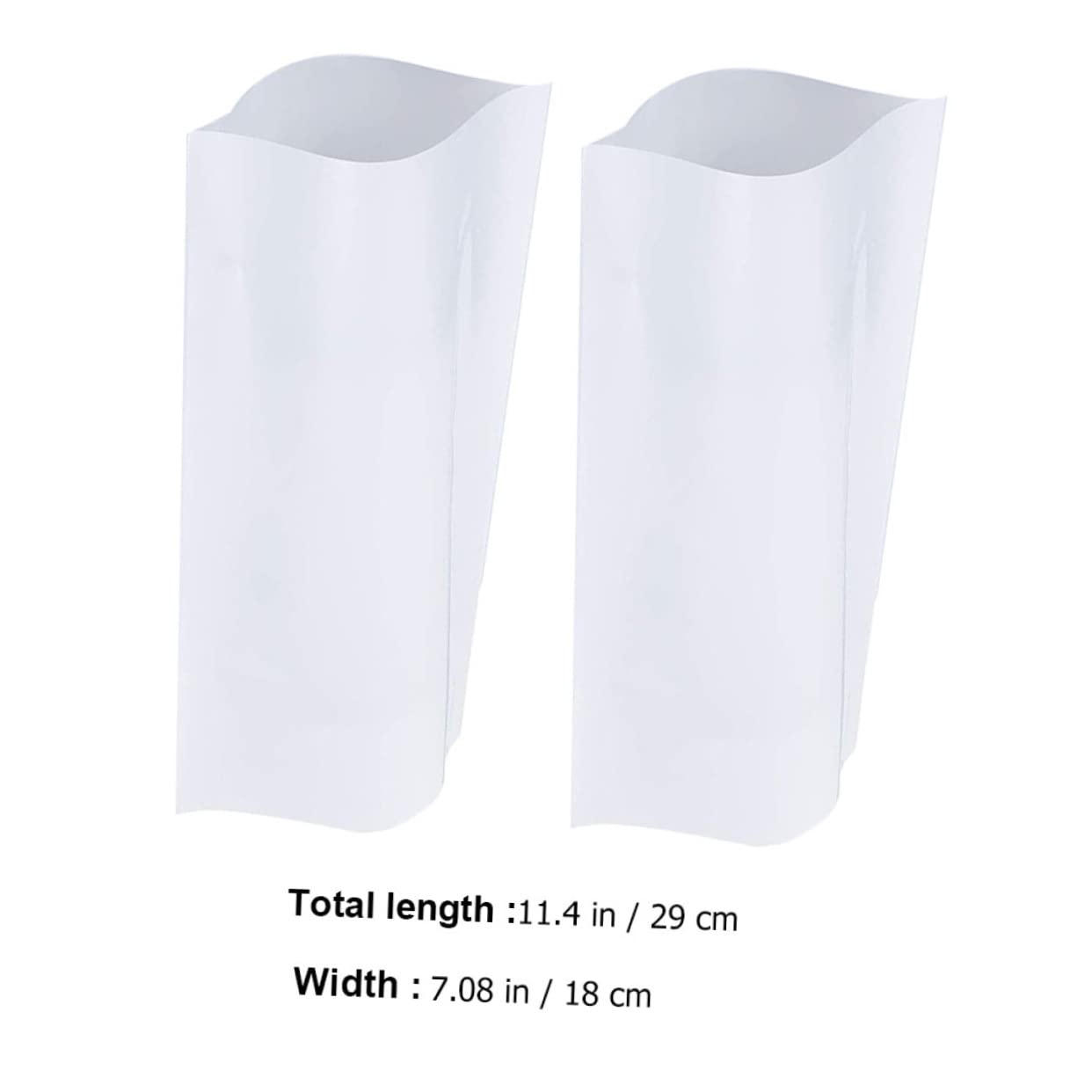 NAMOARLY Heat Transfer Shrink Wrap Sleeves 20 Pack White Sublimation Shrink Film for Cups Mugs Tumblers Odorless