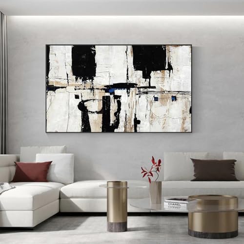 Décoration d'intérieur moderne pour habiller un grand mur vide de salon