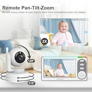 HelloBaby 4.3'' Video Baby Monitor No WiFi, 30 Hours Battery — photo 4 of 6