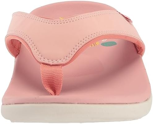 Spenco Women's Orthotic Sandal Flip-Flop, Coral Cloud, 7 Wide | Image 1