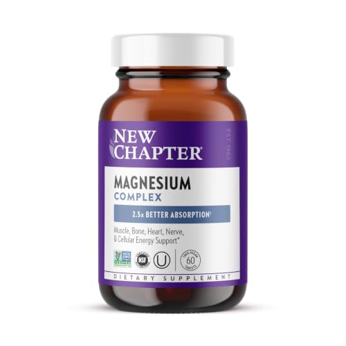 New Chapter Magnesium Bisglycinate Complex 325mg Supplement, 60 Tablets - image 1