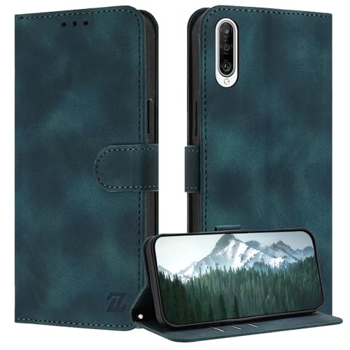 ZONNAVI Funda para Huawei P30 Lite, [Bloqueo RFID] Carcasa de Cuero PU Tapa Libro con Ranura para Tarjeta, Flip Case Billetera Funda para Huawei P30 Lite (Verde)