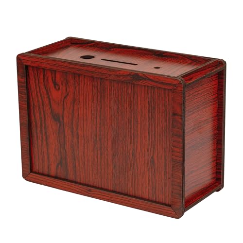 Image of ITOS365 Handmade Wooden Money Bank Piggy Bank | Coin Saving Box for Kids & Adults | Wooden Savings Box for Boys & Girls | Decorative Cash Bank | Gift Item for Home & Kids