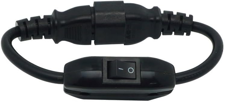 PDU UPS Power Cord Cable, IEC 320 C14 to C13 with On/Off Switch 30cm