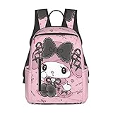 [ZOOKISS] マイメロディ リュックサック アニメ バックパック 大容量 収納便利 軽量 通学 旅行 多機能 男女兼用 お祝い プレゼント リュック
