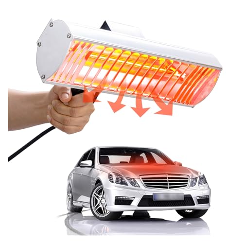 Pintura infrarroja onda corta 1000W con lámpara calefactora manual de secado rápido 2