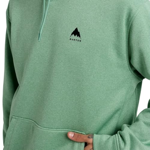 Image of Burton Men's Oak Pullover Hoodie - Technical Sweatshirt w /Quick-Drying Fleece & Thumbhole Cuffs