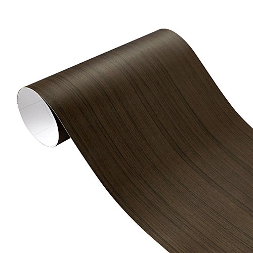 Adesivo avvolgente per auto con rivestimento in pellicola di legno autoadesivo a grana fine stile vintage(W1303