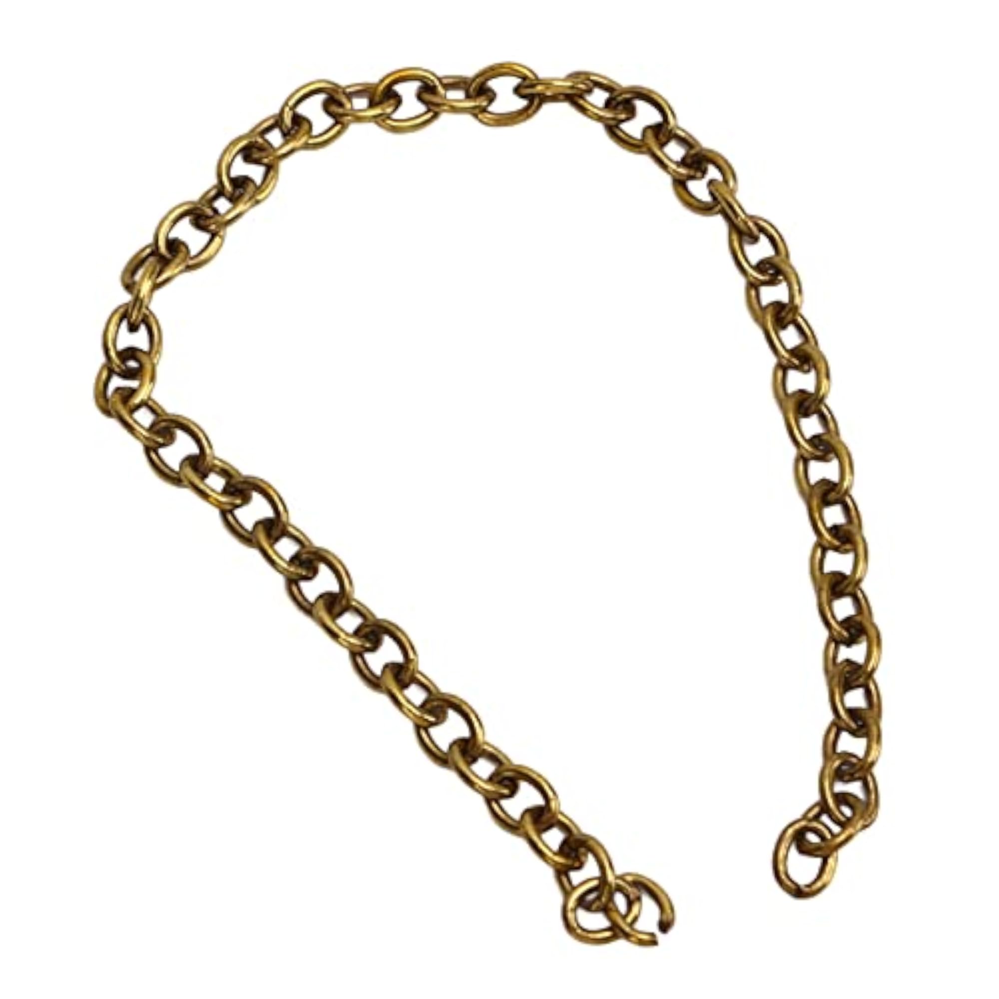 Twisted Links Curb Chain for Necklace Making, Copper