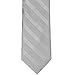 tiemart Striped Tie (Silver Elite)