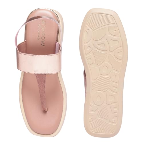 Image of MONROW Wedges for Women & Girls | Fancy & Stylish Wedges | Extra Cushioning & Comfortable, Fashionable, Light Weight, Fashion Wedges for Girls