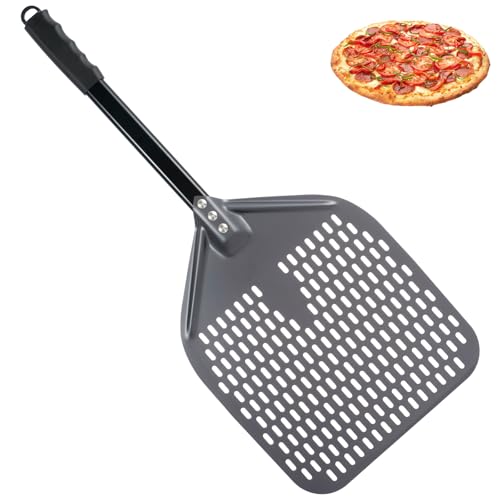 Recopilación de Cortapizzas más recomendados. 43 CMHFKKG Cortapizza de Aleación de Aluminio de 12 Pulgadas con Mango de Madera, Antiadherente, Reutilizable, Accesorios de Horno de Pizza, Espátula Versátil para Pizza y Pasteles...