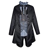 Gegexli Anime Black Butler Cosplay Costumes Ciel Phantomhive Cosplay Demon Uniforms Halloween Party (XL)