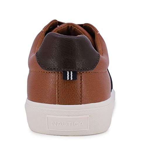 Nautica Men's Garrison Fashion Sneaker, Classic Low Top Loafer, Casual Lace-Up Shoe-Garrison-Tan-13 #TOP3