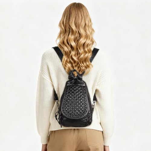 Relang Sling Bag for Women Crossbody, Leather Cross Body Fanny Packs for Women, Trendy Chest Bag for Travel and Daily Use by Relang - Used condition - Image 3