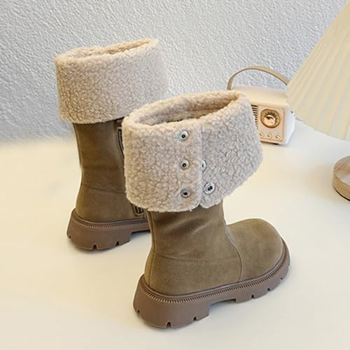 Fashion Autumn And Winter Children Boots Boys And Girls Ankle Boots Thick Soles Non Slip Side Toddler Shows Girls4