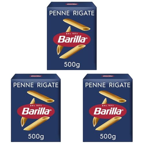 Barilla Classique - Penne Rigate N. 73 À La Semoule De Blé Dur Toujours Al Dente - 500 G (Lot de 3)