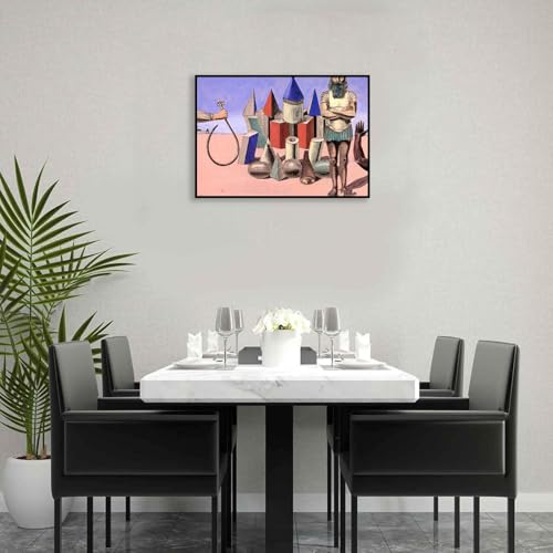 Tableau Les Moutons peinture sur toile grand format dans votre séjour - 5