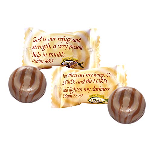 Scripture Candy, Butter & Cream Hard Candy 5.5 Ounce Bag, 25 Pieces #TOP1