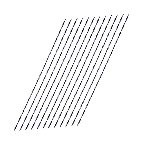 DOITOOL Jigsaw U-Shank Blades 12pcs Spiral Sawing Tools Mini Hand Saws Replacement Set