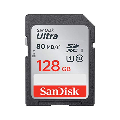 SanDisk 128GB Ultra SDXC UHS-I Memory Card - 100MB/s, C10, U1, Full HD
