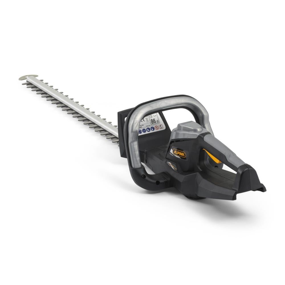 Alpina Cortasetos de batería AHT 20 Li Kit, Espacio Entre Dientes 26 mm, Cuchillas de Doble Cara de 70 cm, Batería de 20 V (2 Ah), 150 W, Mayor autonomía de Trabajo, Batería y Cargador incluidos