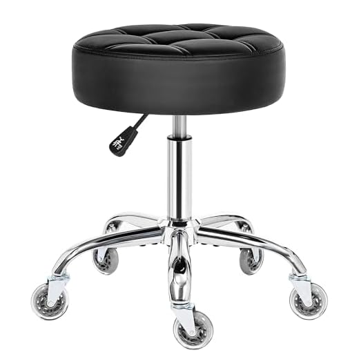 How to carry a heavy messenger bag BEWISHOME Rolling Stool with Wheels