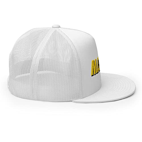 Hala Madrid Shadow Graphic Soccer Trucker Hat White miniatura 4