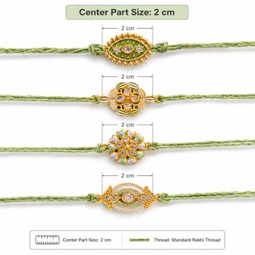 Image of FINEMOE Rakhi Set for Brother, Raksha Bandhan Gifts | Skin Friendly Adjustable Tie, Rakhdi Festival