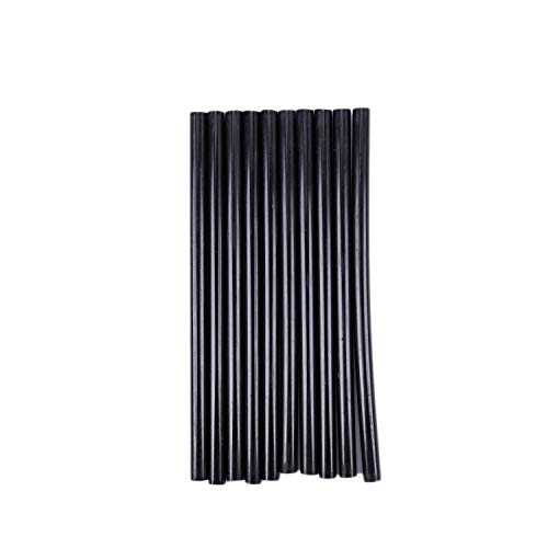 Lizusidtsy 10PCS Hot Melt Glue Adhesive Sticks 150x7mm Black