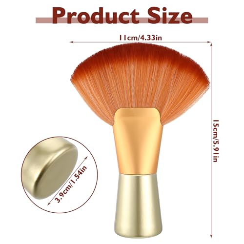 Image of Molain Large Body Powder Brush for Spray Tan, Fluffy Fan Brush for Salon
