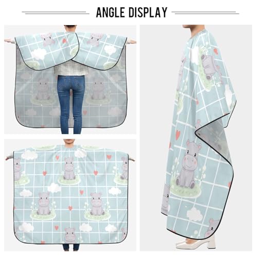 Capa de barbero impermeable Kigai para adultos miniatura 5
