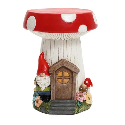 Estatua de Jardín Gnome Omita Casa Hongo 43 cm