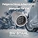 SW-Stahl 02383L-2 Felgensicherung/Felgenschloss VW Adapter 522