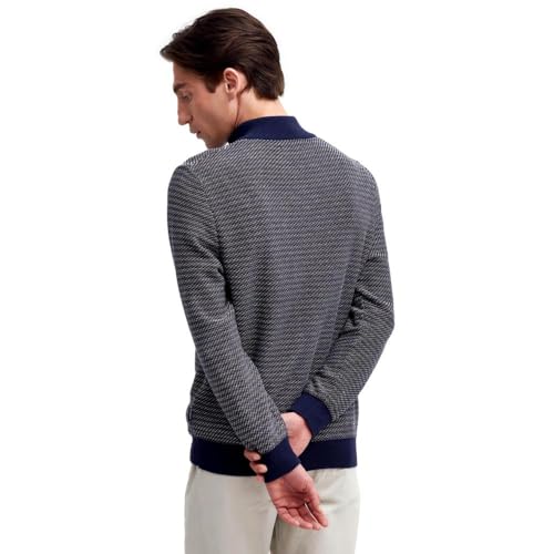 Barbour Men's Dunstan Half-Zip Jumper, Navy4