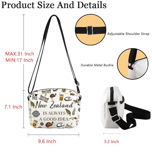 POFULL New Zealand Inspired Gift New Zealand Lover Gift New Zealand Is Always A Good Idea Corssbody Bag2
