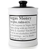 Cottage Creek Jars | Vegas Money Casino Money Jar | Las Vegas Casino Piggy Bank | Fun Home Decor Slot Machine Gifts for Men and Women | Birthday, White Elephant