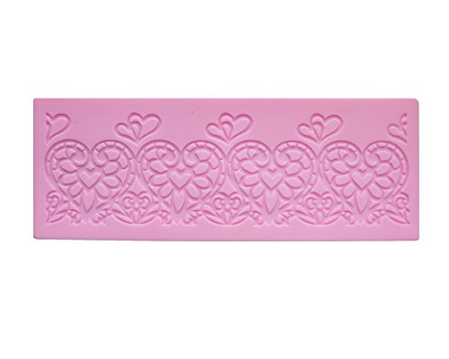 Moule silicone coeur course anti-adhésif pour un démoulage parfait